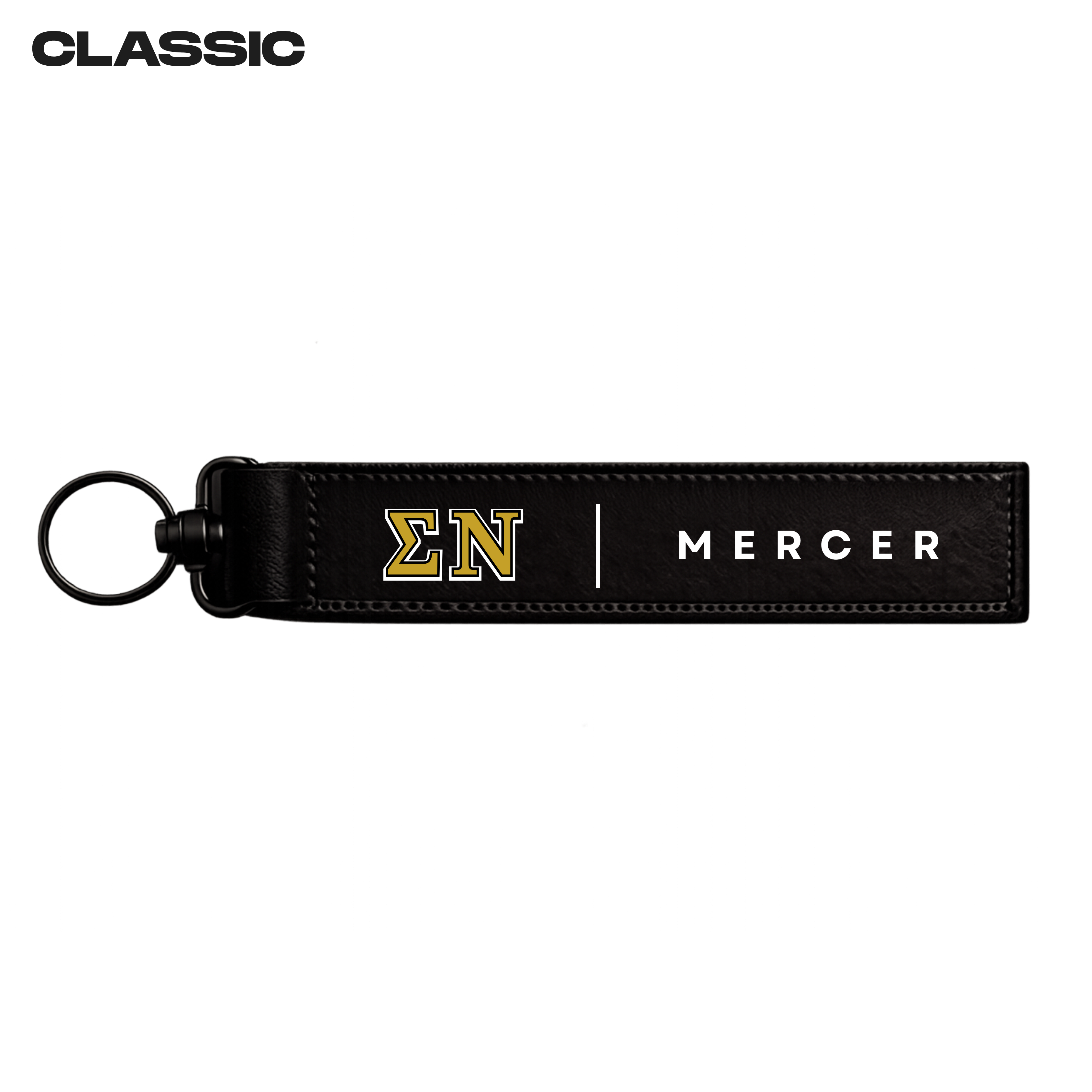 Classic Sigma Nu Mercer Key Chain
