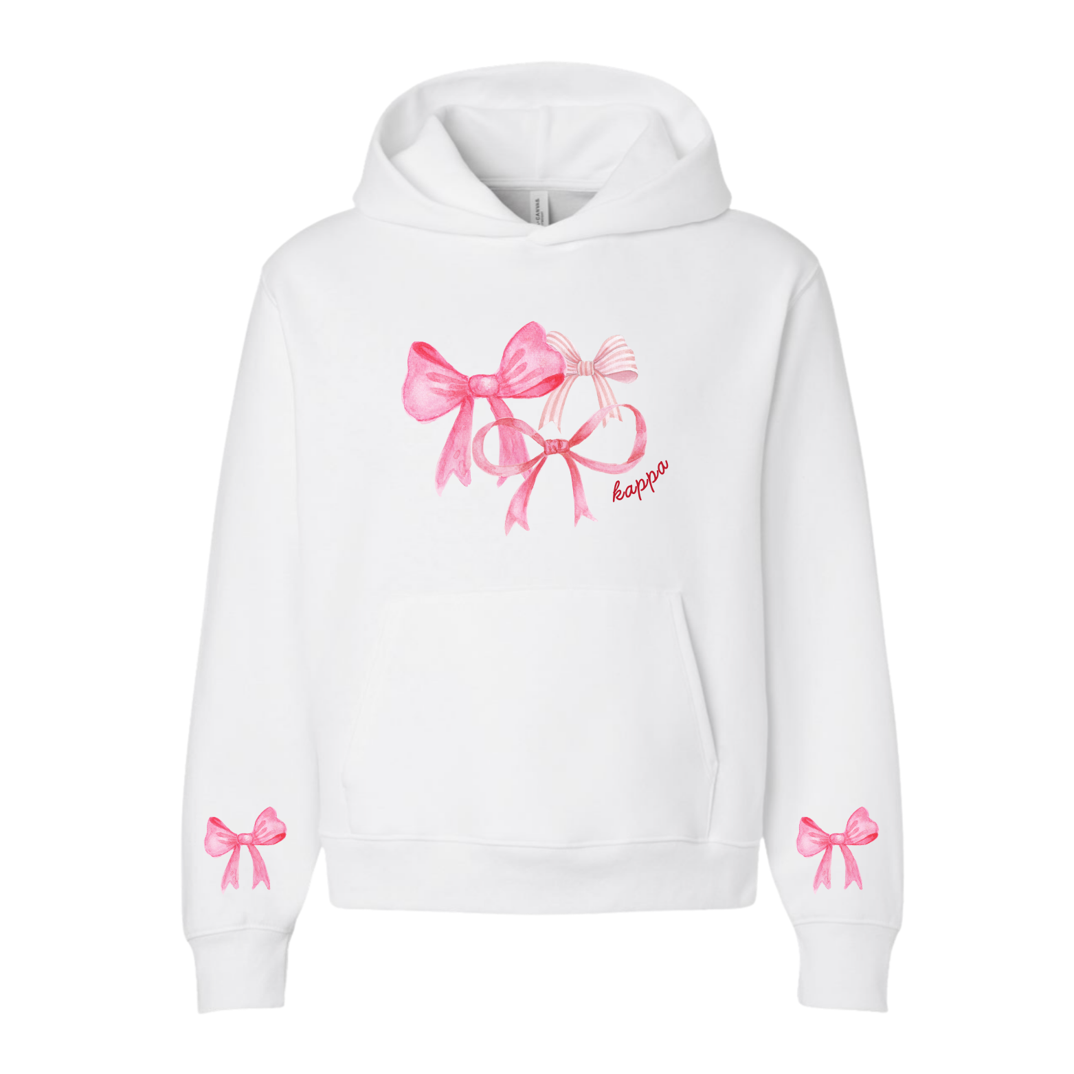 "Blush Bow" Hoodie