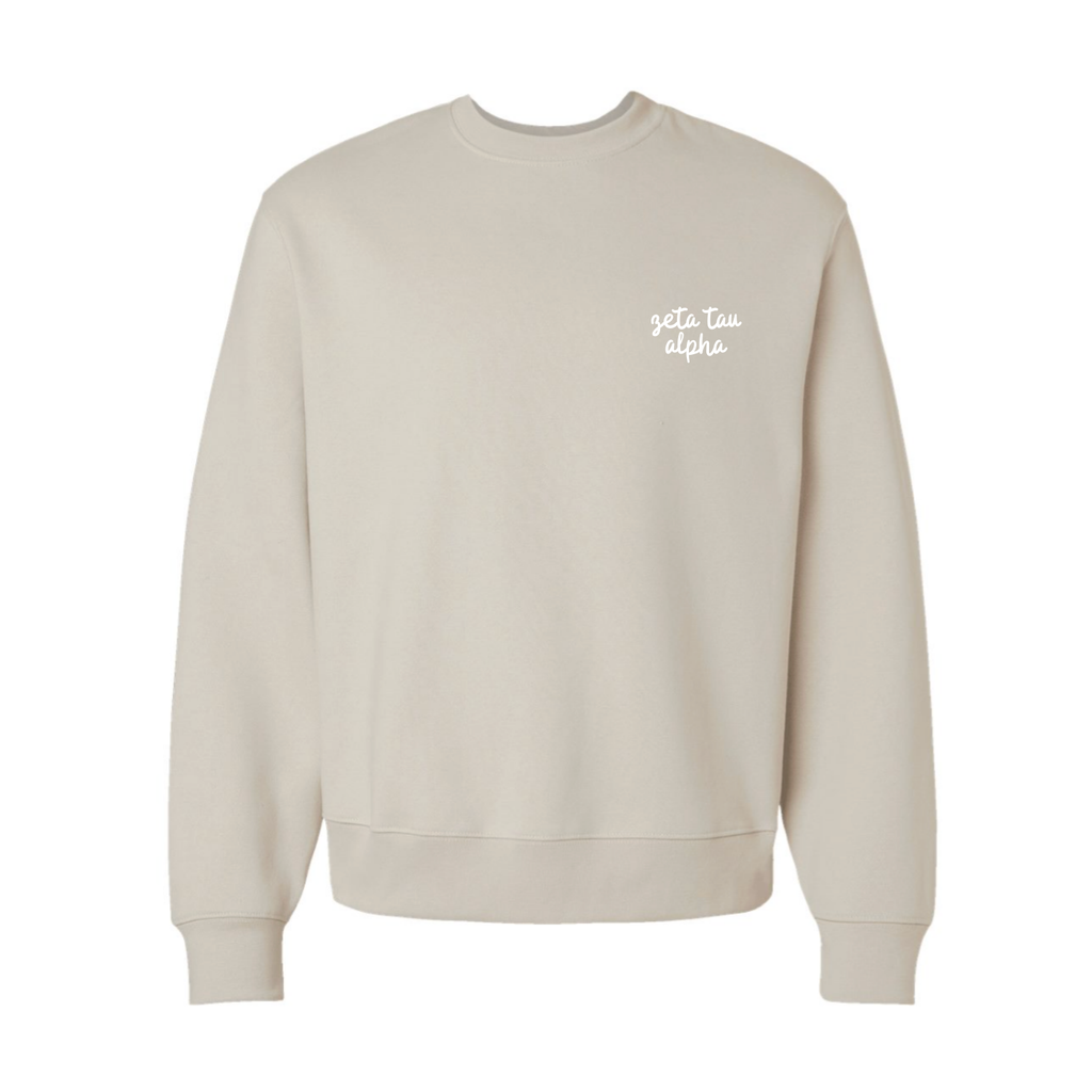 "SAND" SORORITY CREWNECK SWEATSHIRT