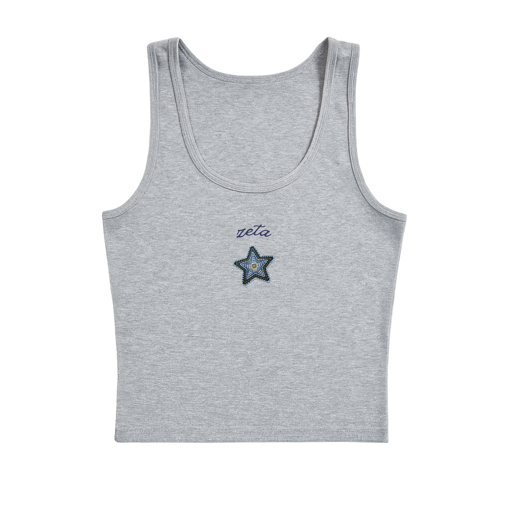 "BEADED BLUE" SORORITY TANK