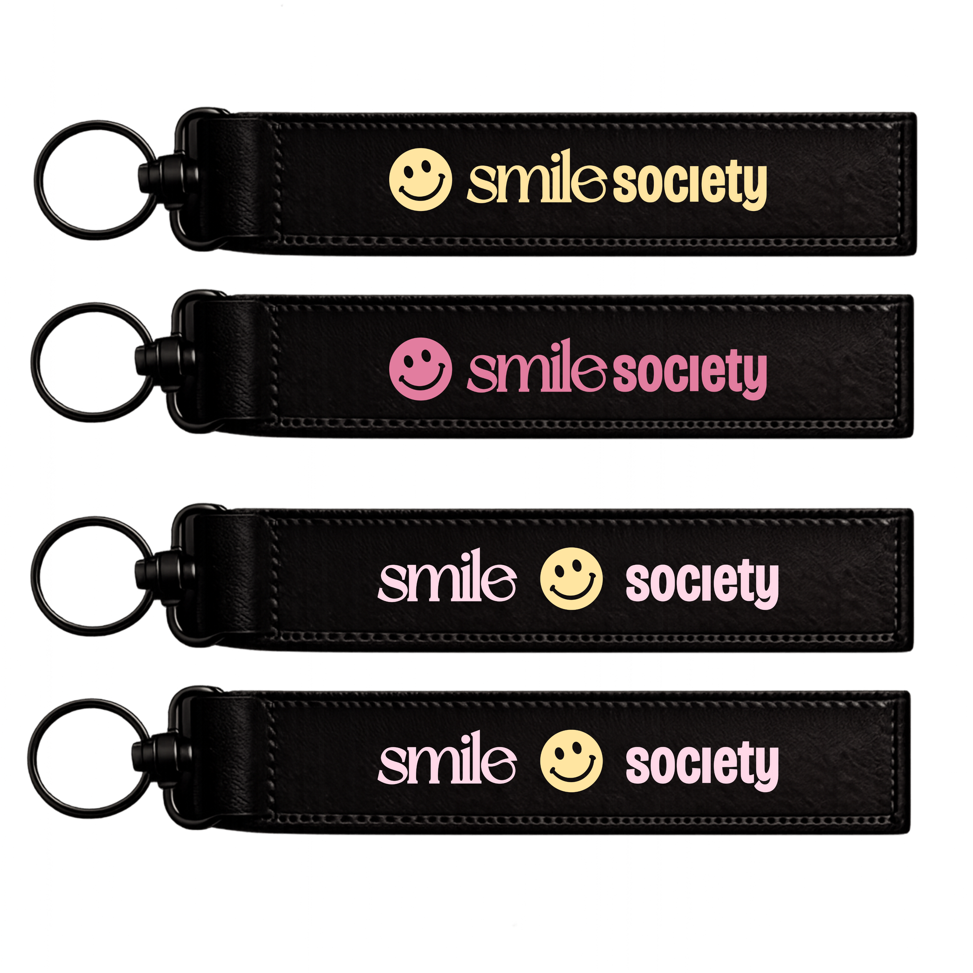 Classic Smile Society Key Chain (Pack of 4)