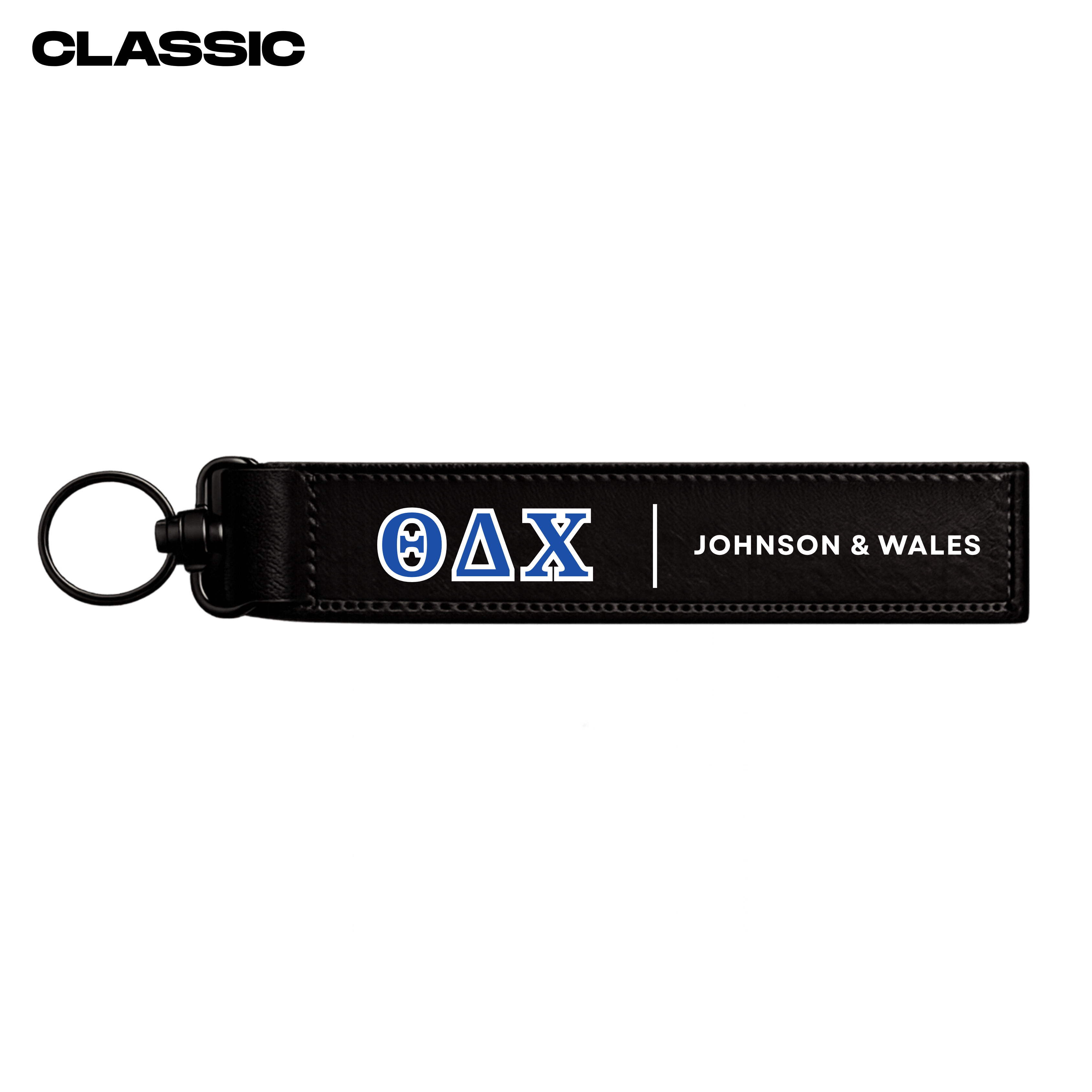 Classic Theta Delta Chi Johnson & Wales Key Chain