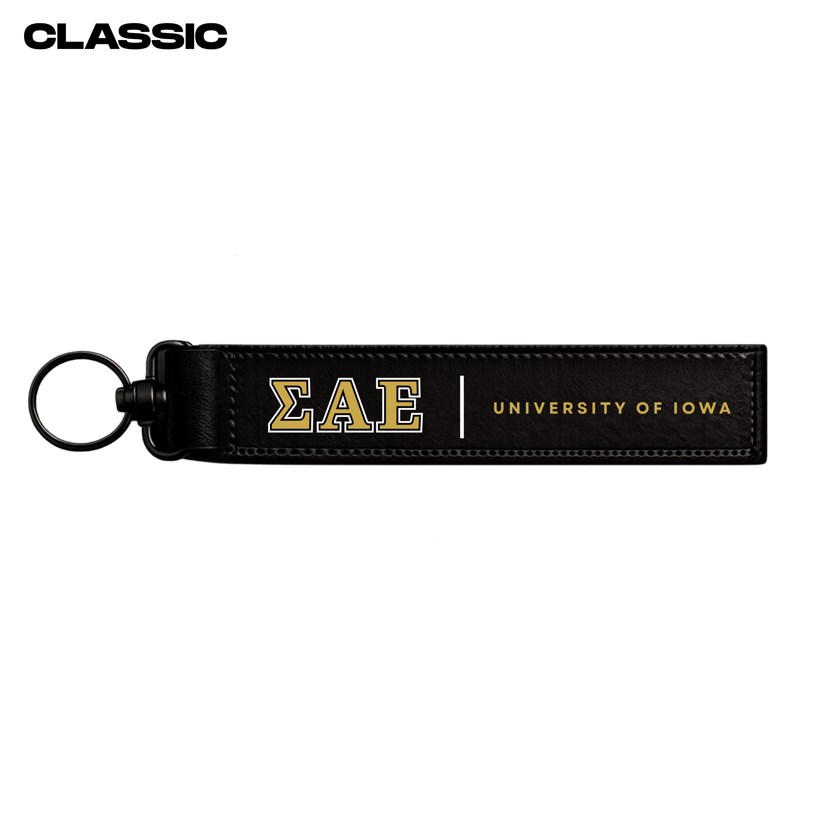 Classic SAE University of Iowa Key Chain