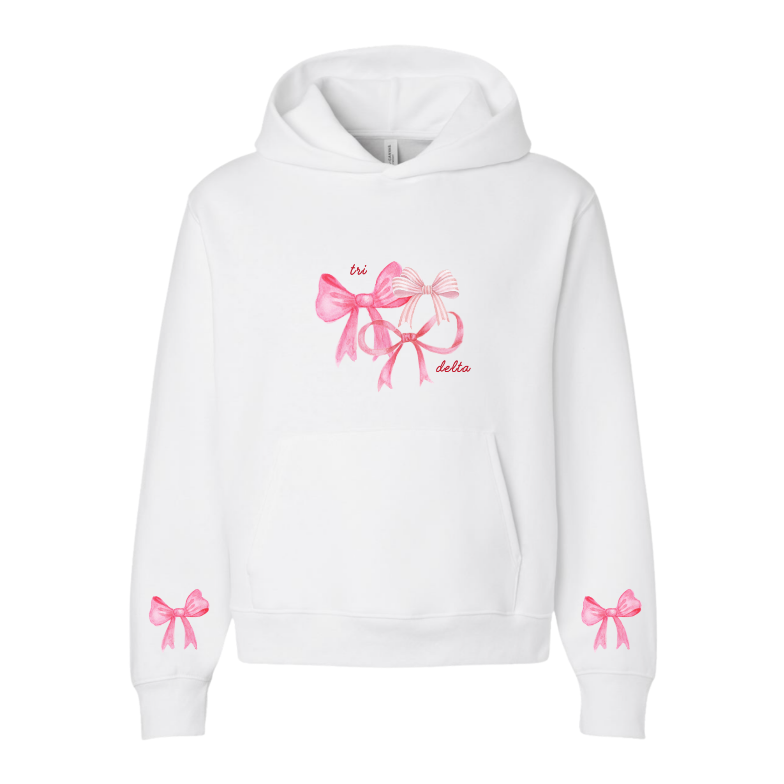 "Blush Bow" Hoodie