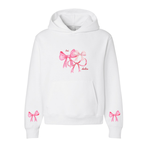 "Blush Bow" Hoodie