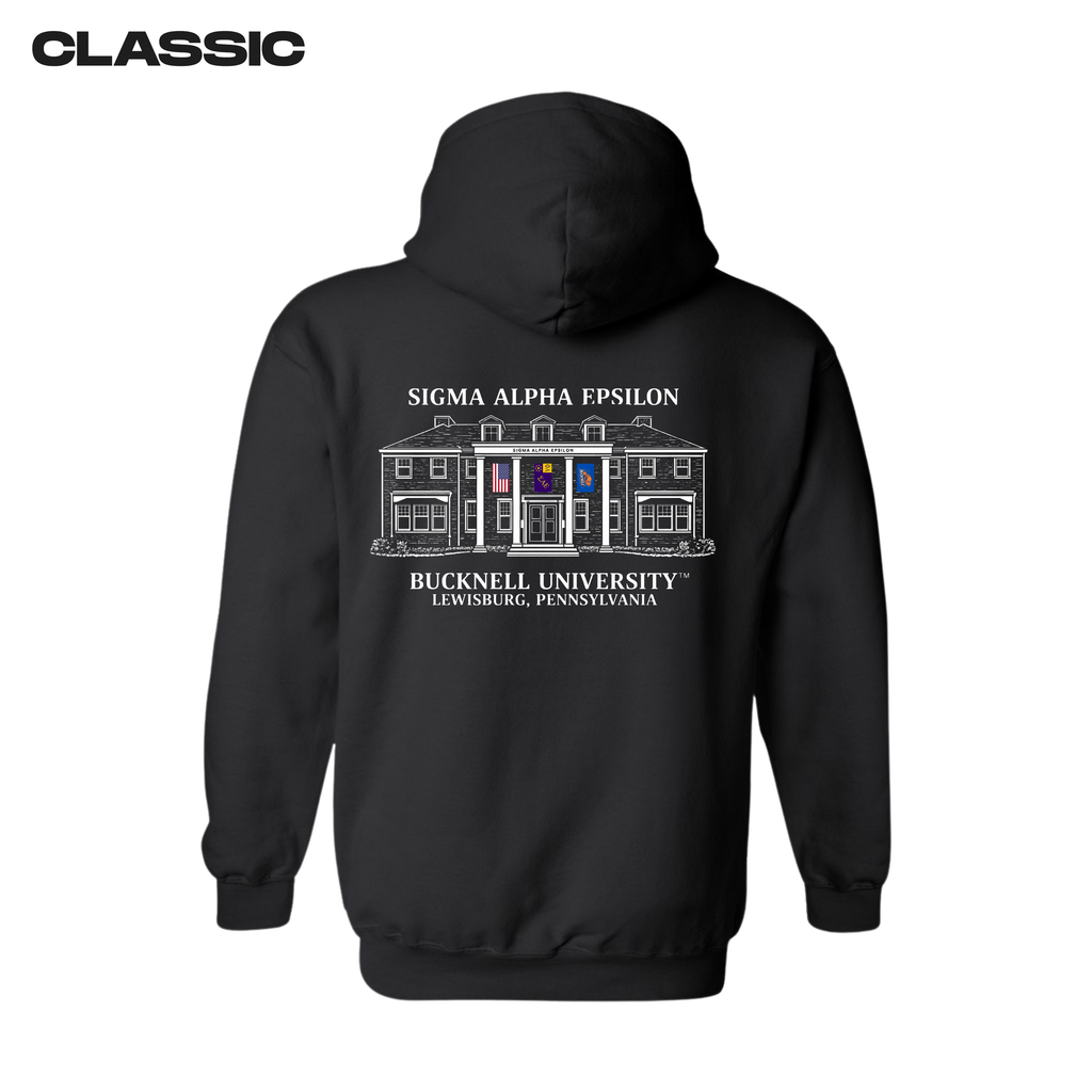 Classic SAE Bucknell University "House"  Hoodie