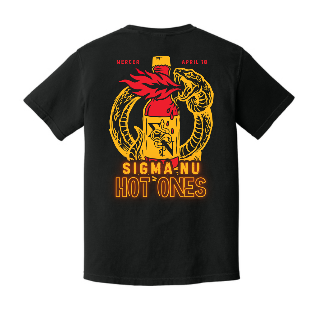 "Hot Ones" Sigma Nu Fraternity Tee