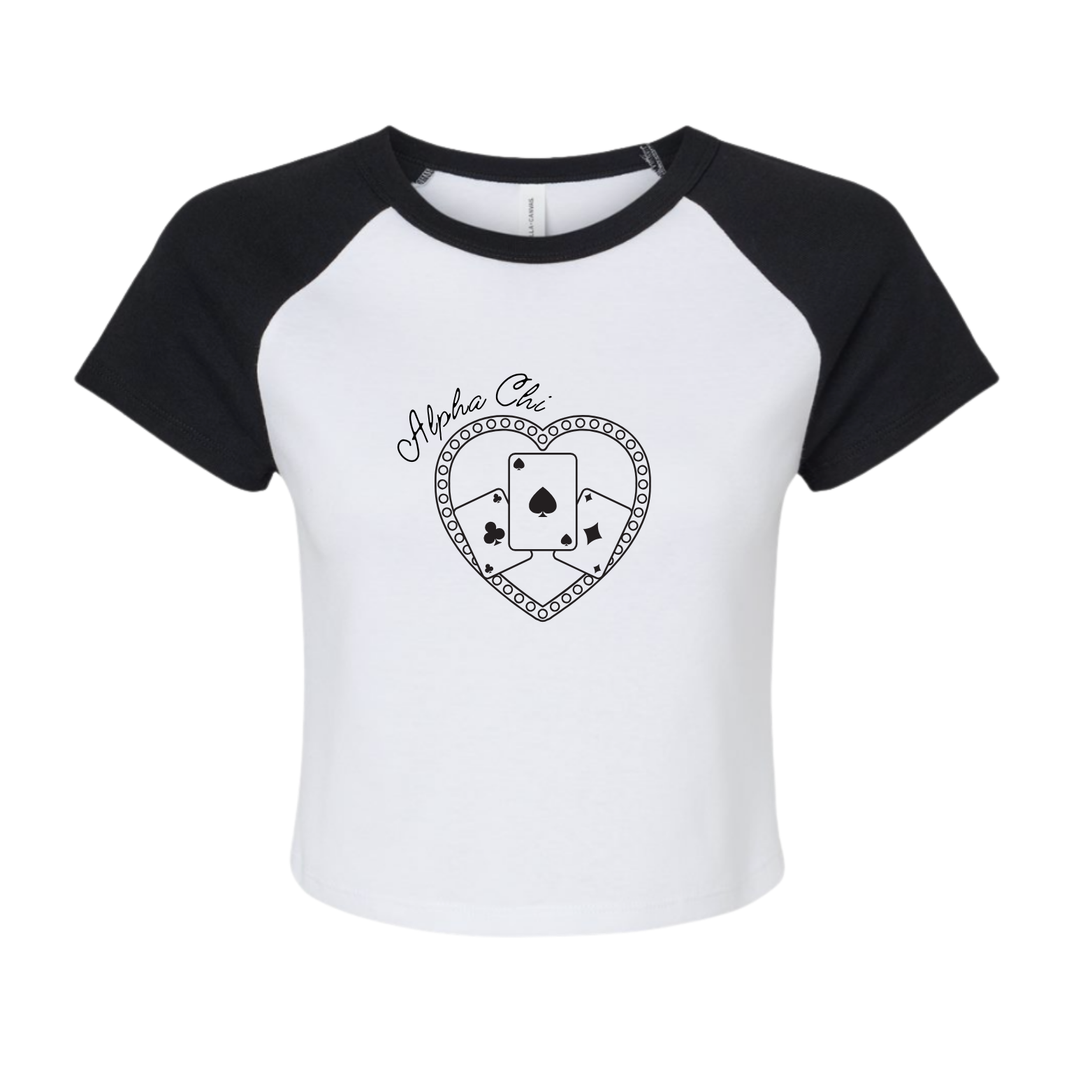 "ACE OF SPADES" SORORITY BABY TEE