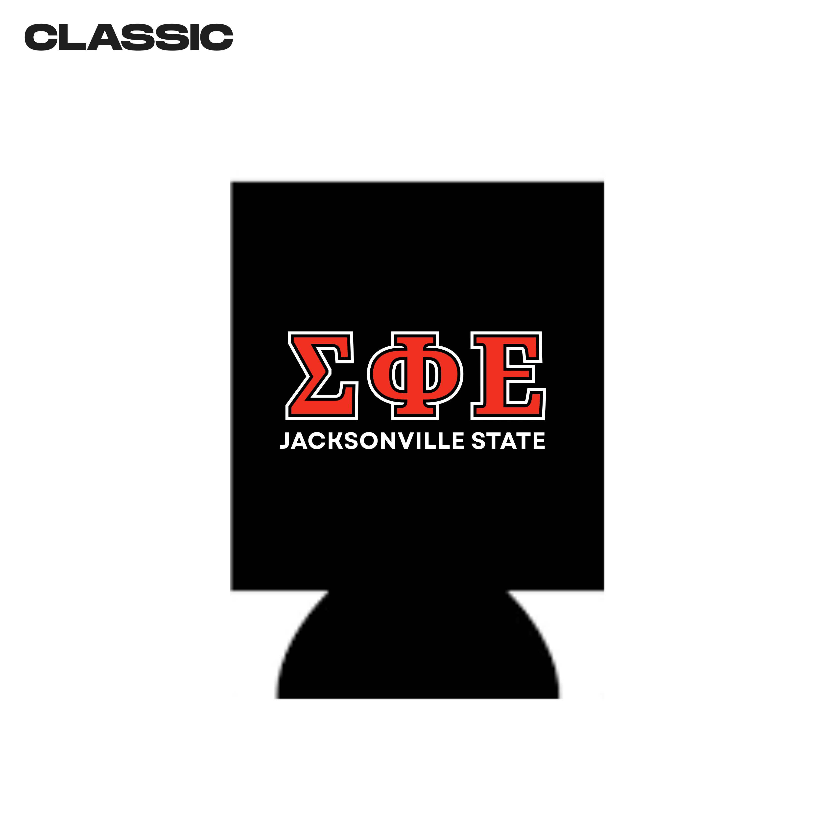 Classic Sigma Phi Epsilon - Jacksonville State Koozie (5-Pack)
