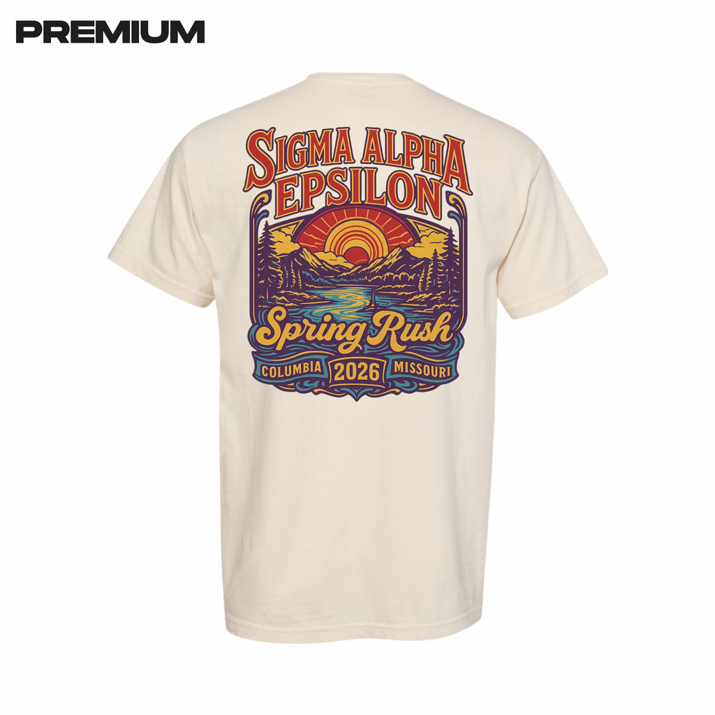 Premium SAE Missouri Tee - Spring Rush 2026