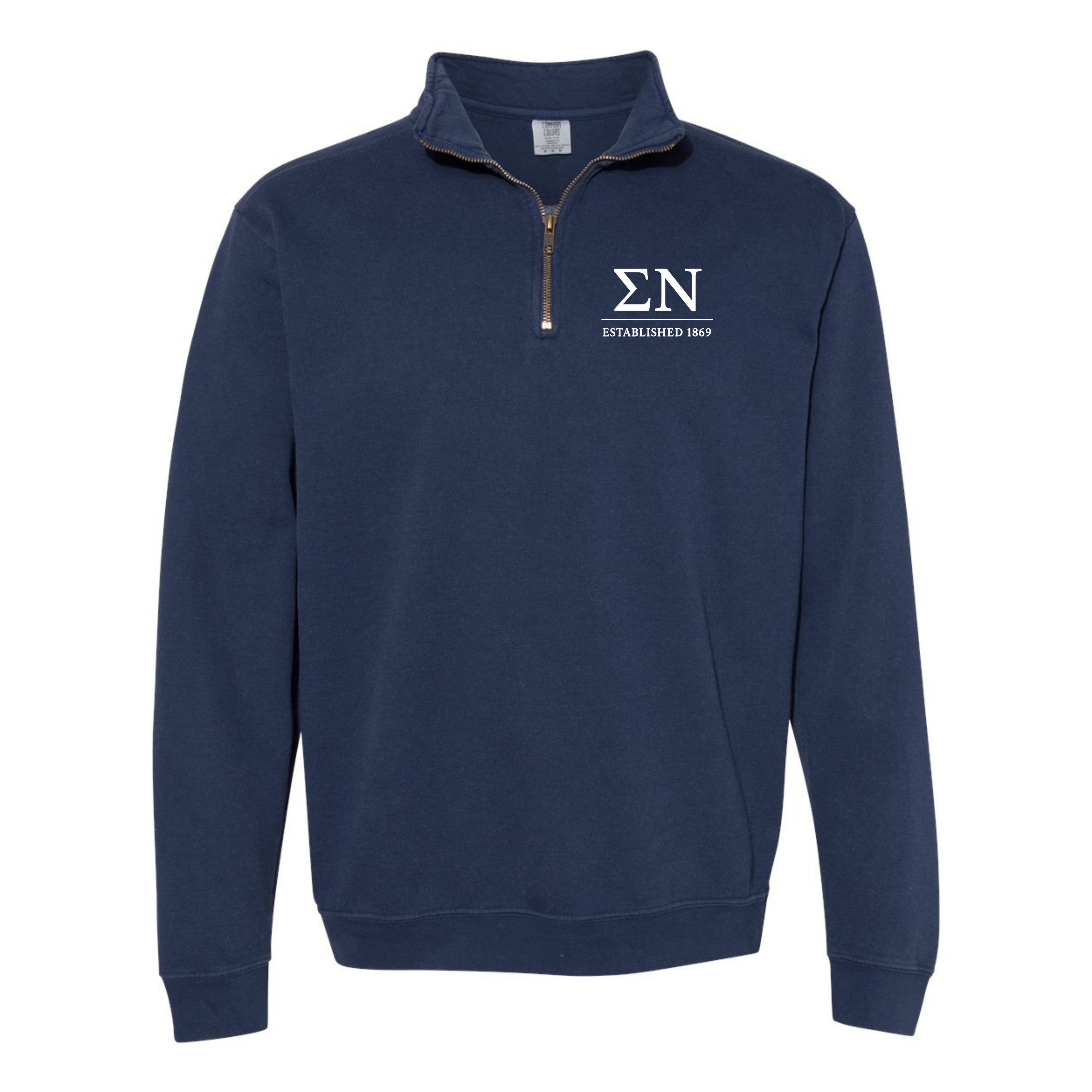 "Classic" Comfort Colors Fraternity Quarter-Zip