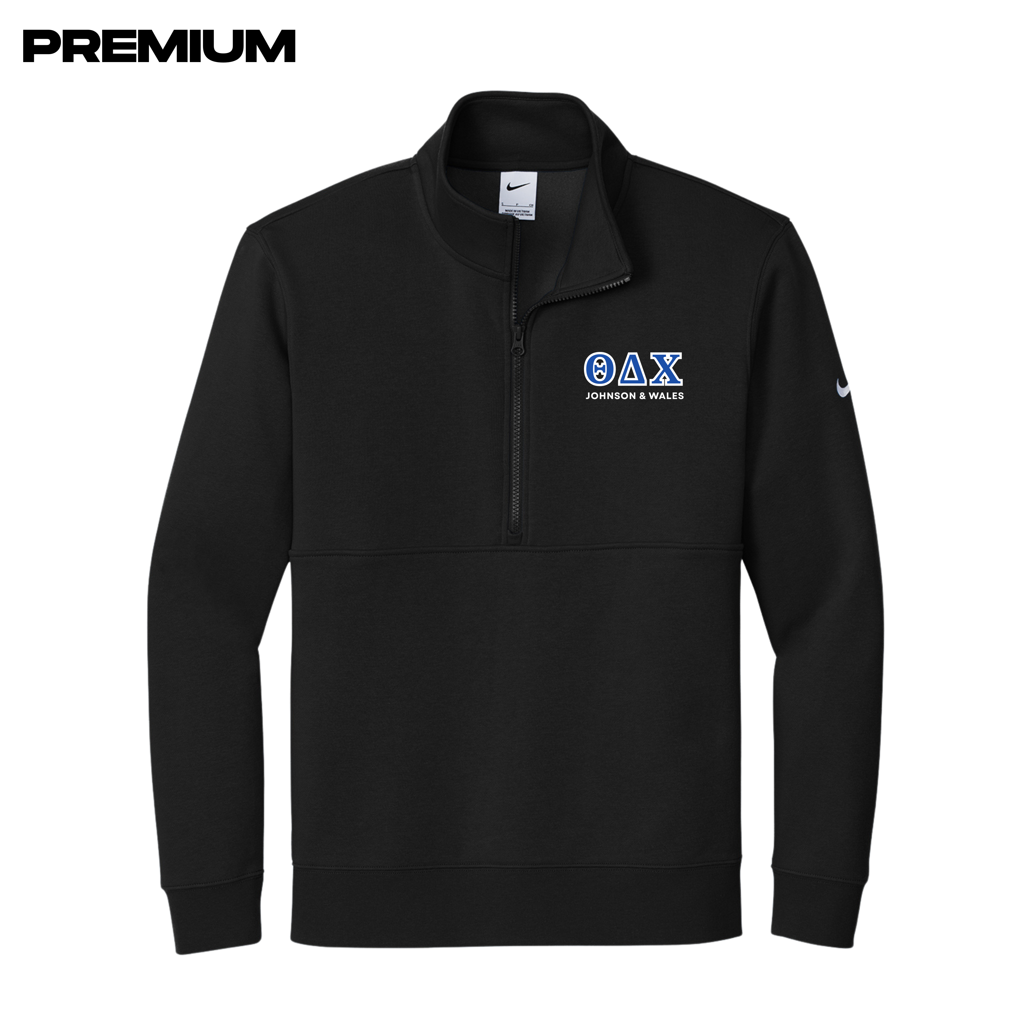 Premium Theta Delta Chi Johnson & Wales 1/2 Zip