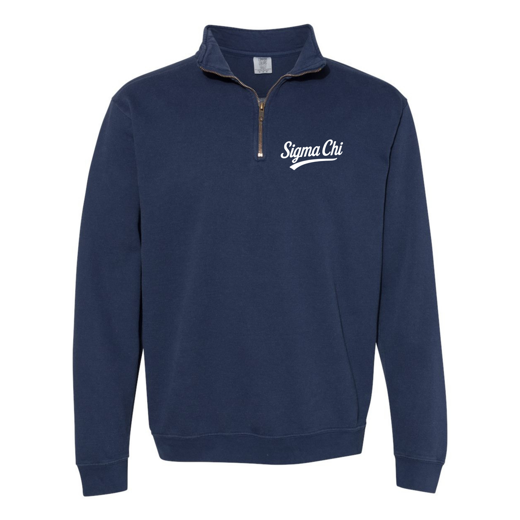 "Tailgate" Comfort Colors Fraternity Quarter-Zip