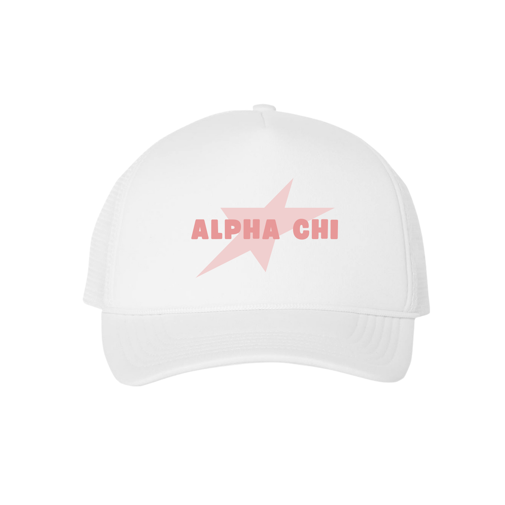 "PINK STAR" SORORITY HAT