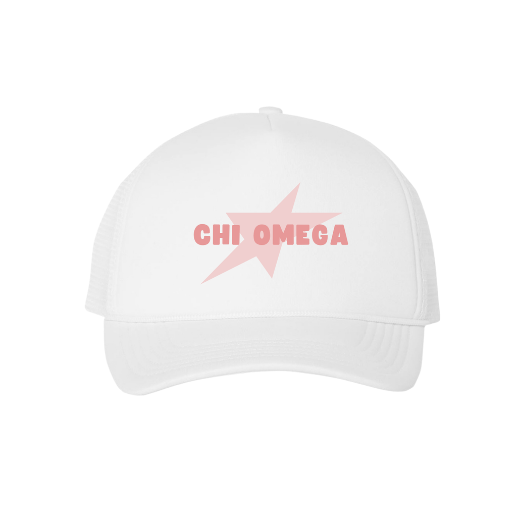 "PINK STAR" SORORITY HAT