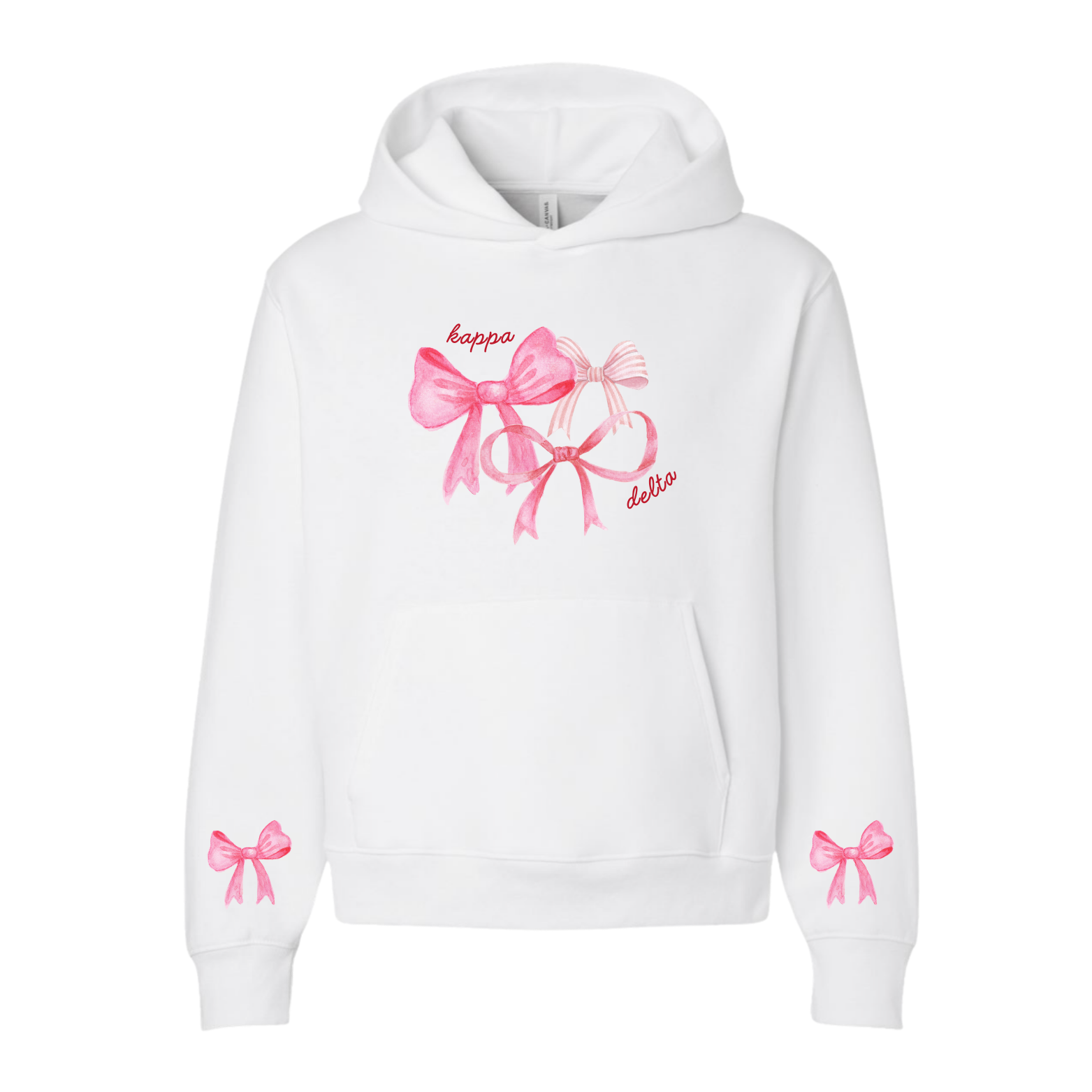 "Blush Bow" Hoodie