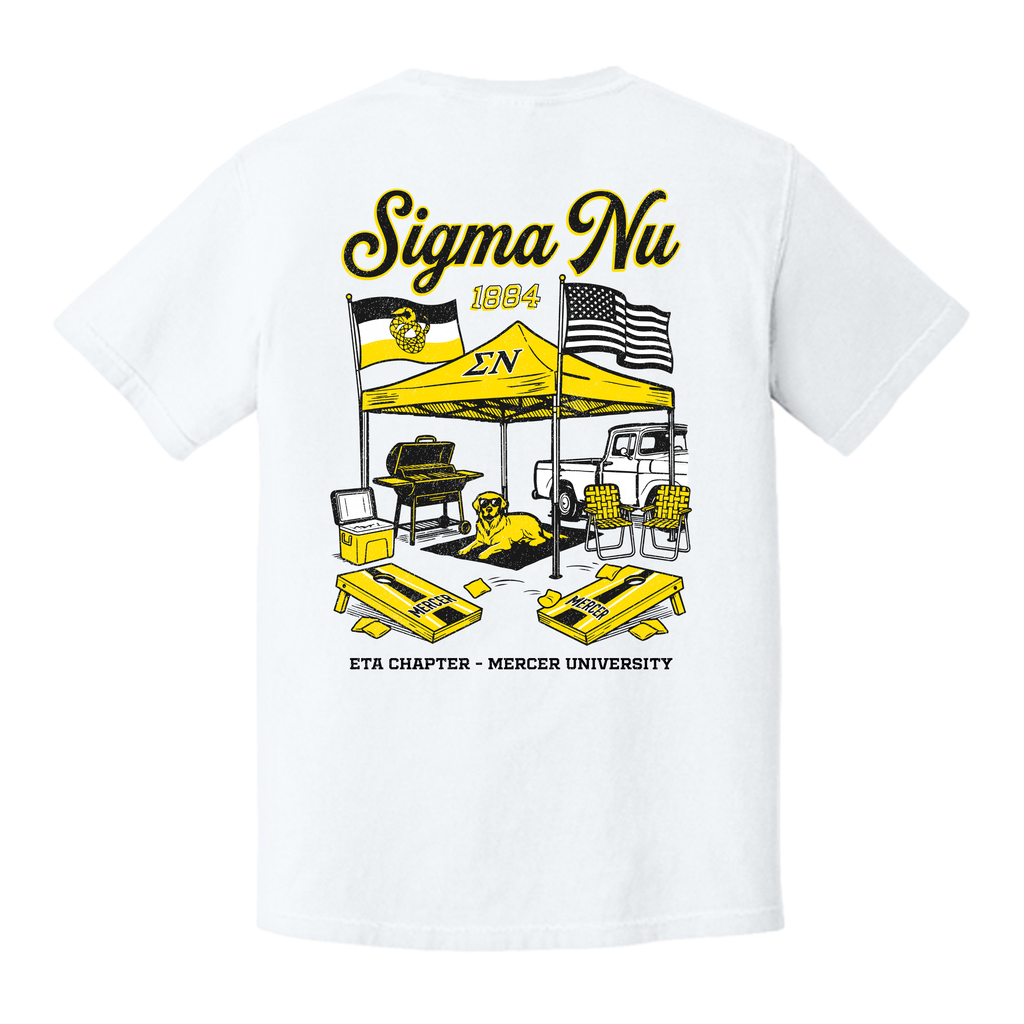 Premium Sigma Nu Mercer "Tailgate" Tee
