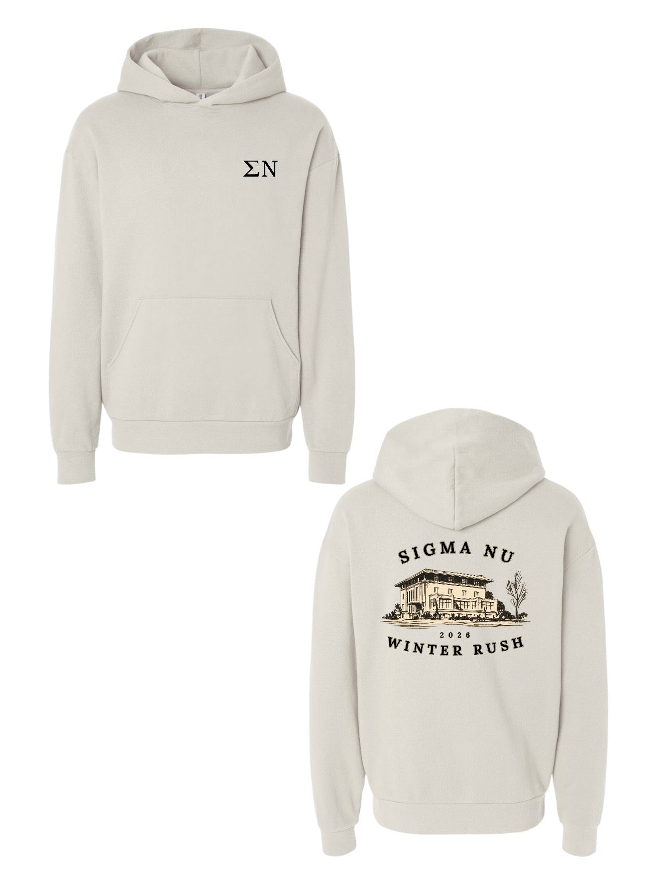 Sigma Nu Winter Rush Hoodie