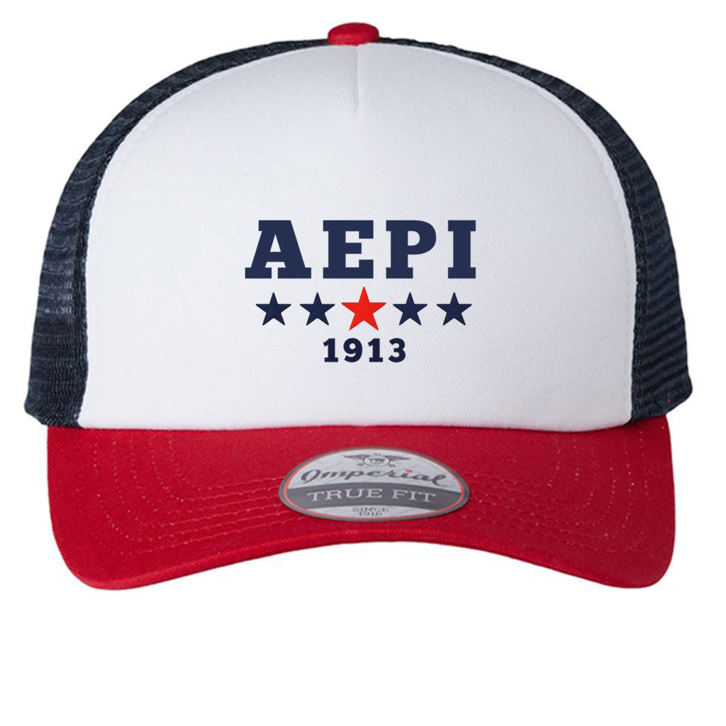 White/ Red/ Dark Navy - FRONT