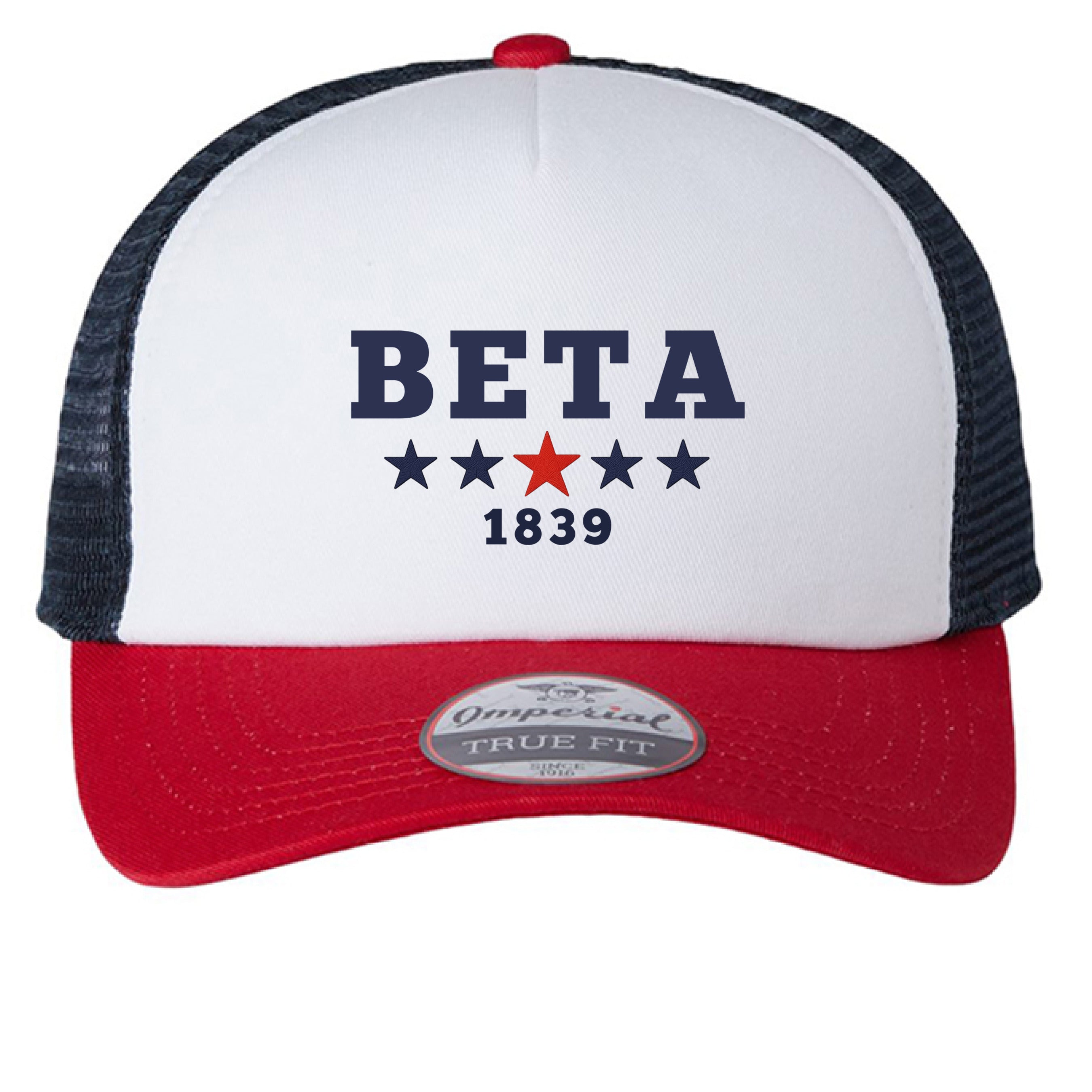 White/ Red/ Dark Navy - FRONT