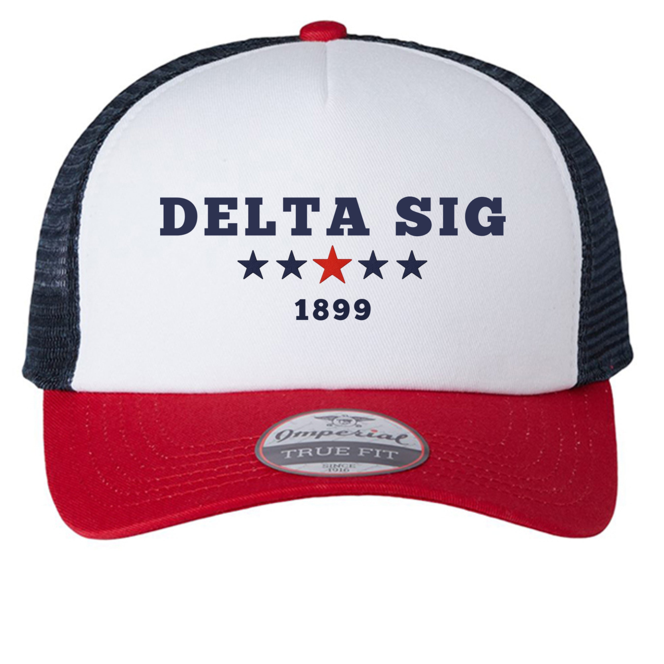 White/ Red/ Dark Navy - FRONT