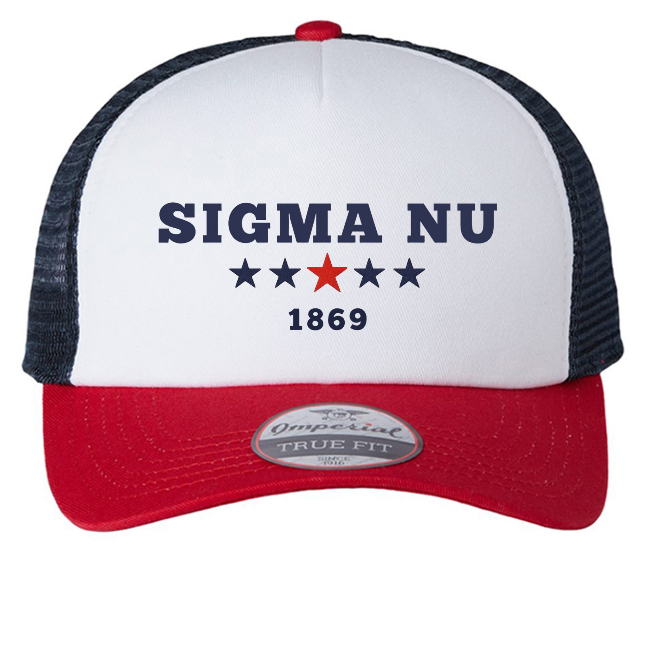 White/ Red/ Dark Navy - FRONT