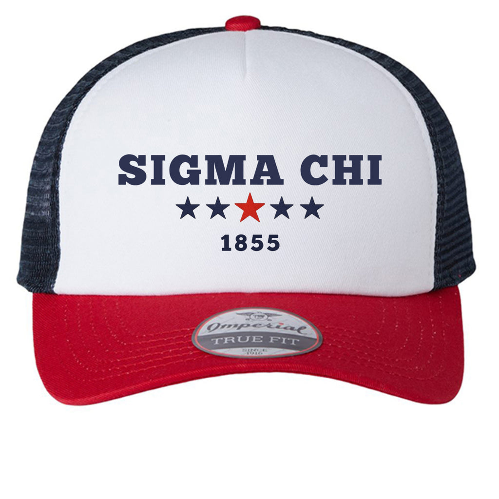 White/ Red/ Dark Navy - FRONT