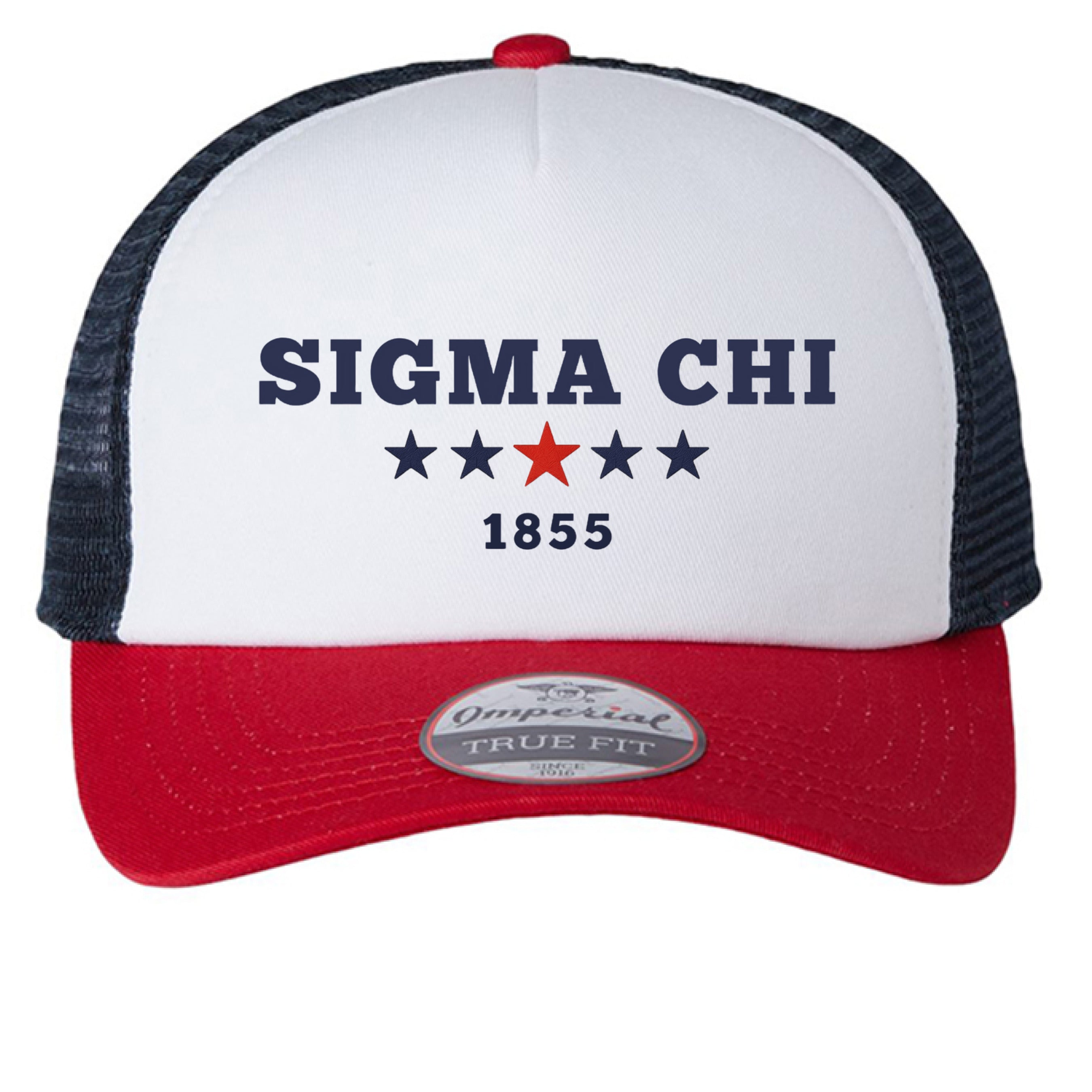 White/ Red/ Dark Navy - FRONT