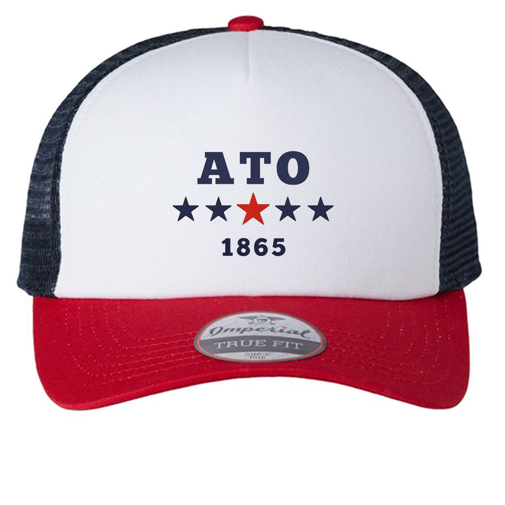 White/ Red/ Dark Navy - FRONT