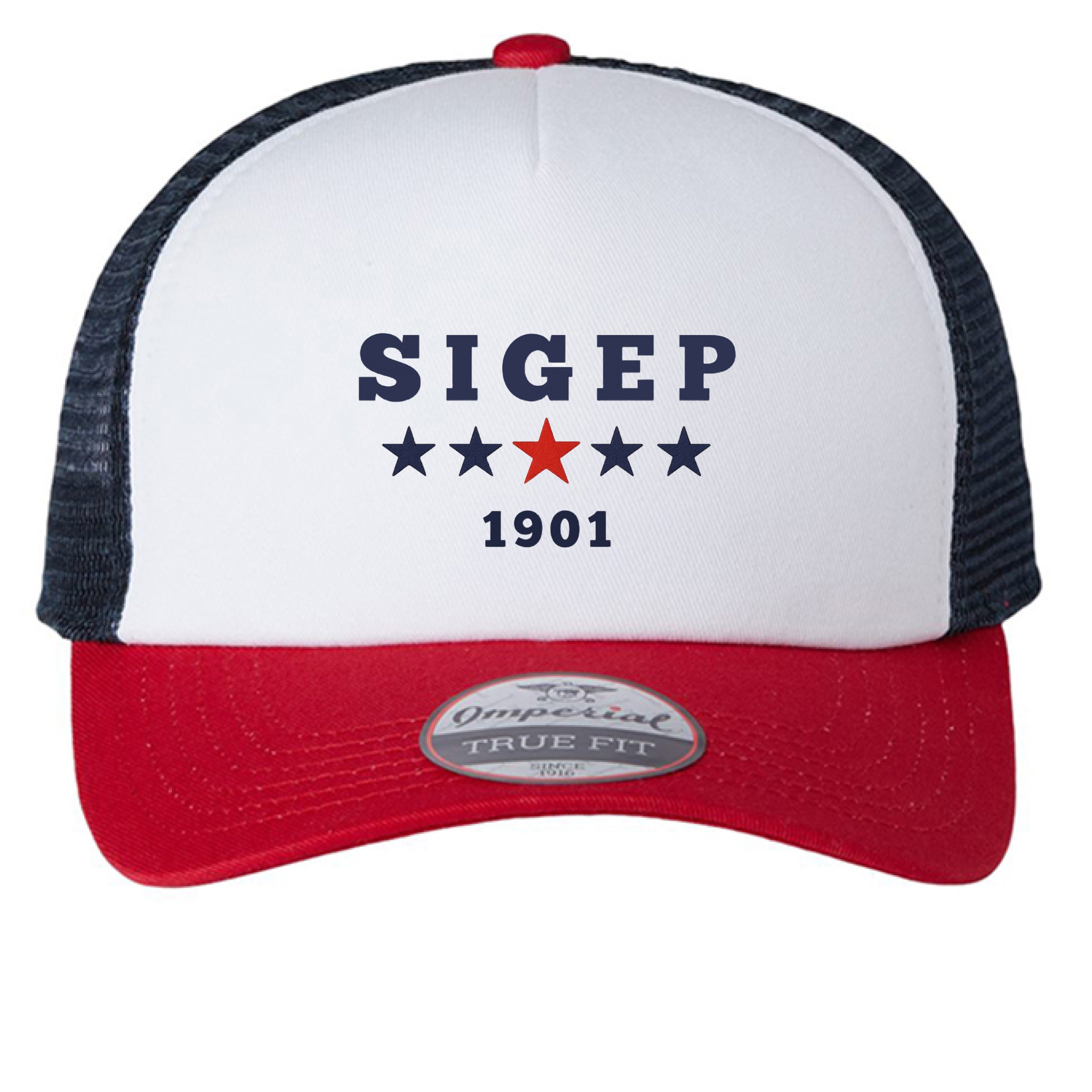 White/ Red/ Dark Navy - FRONT